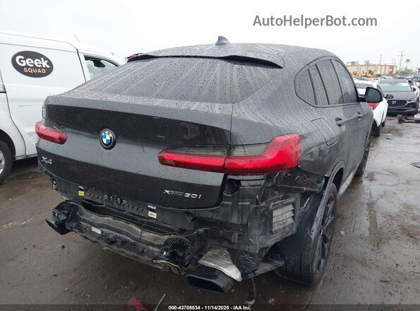 5UX33DT09N9J09596 2022 BMW X4 Black Trasero derecho