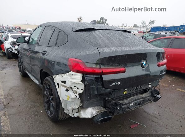 5UX33DT09N9J09596 2022 BMW X4 Black Trasero izquierdo