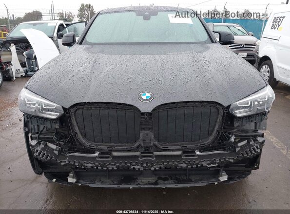 5UX33DT09N9J09596 2022 BMW X4 Black Vista frontal
