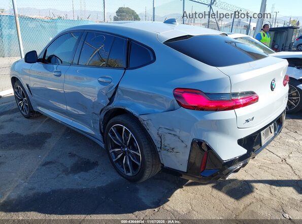 5UX33DT09R9U19799 2024 BMW X4 Gray Trasero izquierdo