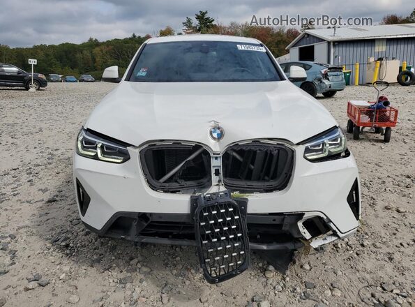 5UX33DT0XN9M32085 2022 BMW X4 White Front view