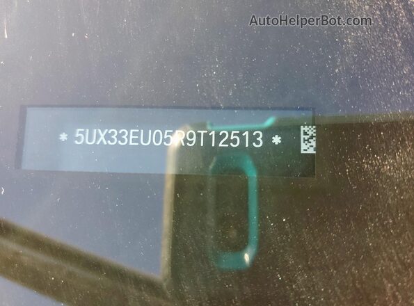 5UX33EU05R9T12513 2024 BMW X5 Gray Vista interior de 360 grados
