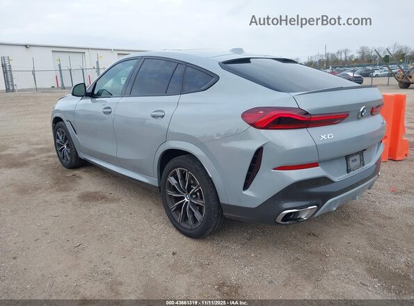 5UX33EX03S9Z49496 2025 BMW X6 Серый Задняя левая четверть