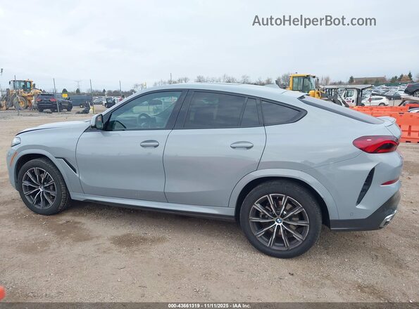 5UX33EX03S9Z49496 2025 BMW X6 Серый Панорамный вид салона 360°