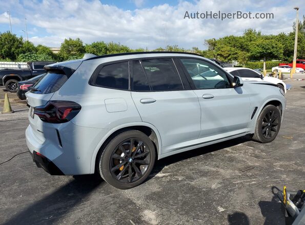 5UX43DP00P9R73065 2023 BMW X3 Серый Задняя правая четверть