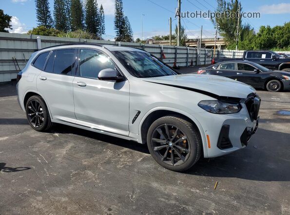 5UX43DP00P9R73065 2023 BMW X3 Серый Передняя правая четверть