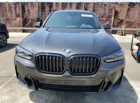 5UX43DP00R9X32626 2024 BMW X3 Gray Front view