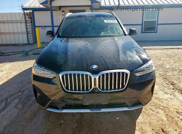 5UX43DP01N9J60119 2022 BMW X3 Black Front view