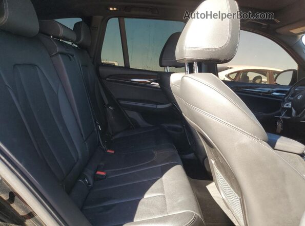 5UX43DP01N9J60119 2022 BMW X3 Black Rear interior view