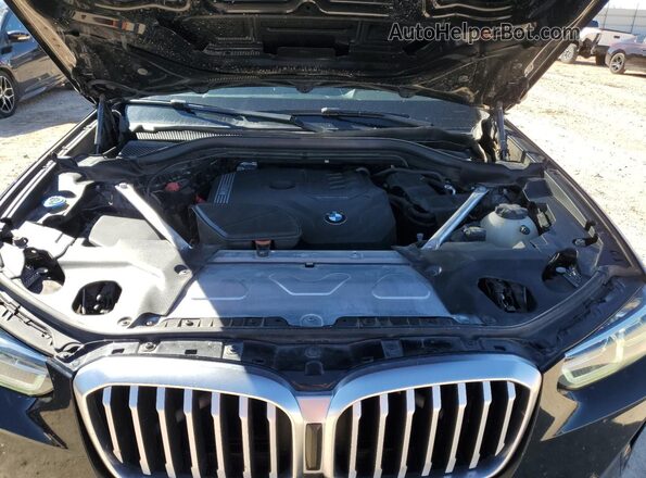 5UX43DP01N9J60119 2022 BMW X3 Black Engine compartment view