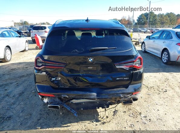 5UX43DP02N9J67581 2022 BMW X3 Black 