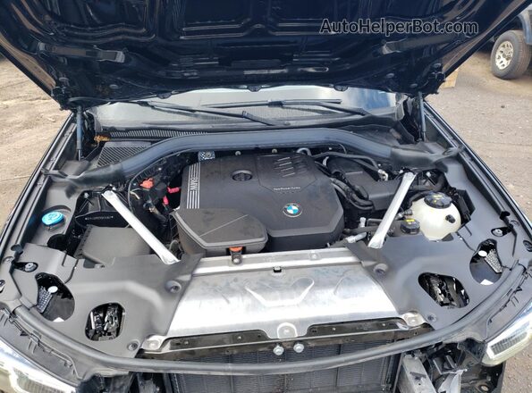 5UX43DP02N9N24953 2022 BMW X3 Black Вид підкапотного простору