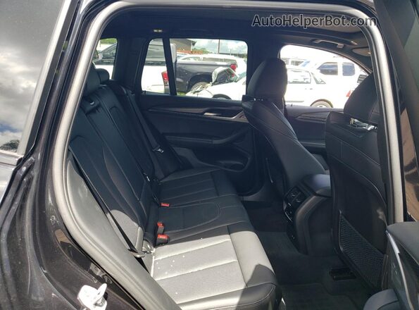 5UX43DP02N9N24953 2022 BMW X3 Black Вид задньої частини салону