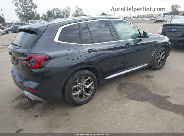 5UX43DP04P9N93663 2023 BMW X3 Gray უკანა მარჯვენა