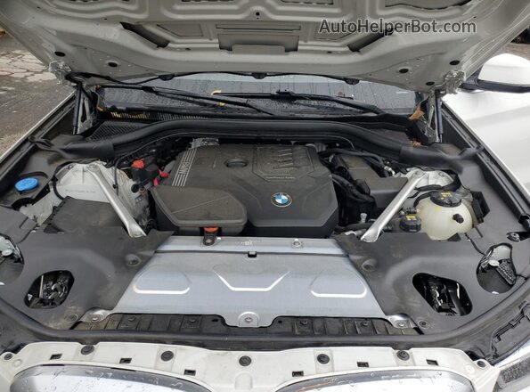 5UX43DP05N9J79479 2022 BMW X3 White Вид підкапотного простору