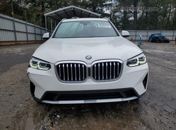 5UX43DP05N9J79479 2022 BMW X3 White Вид спереду