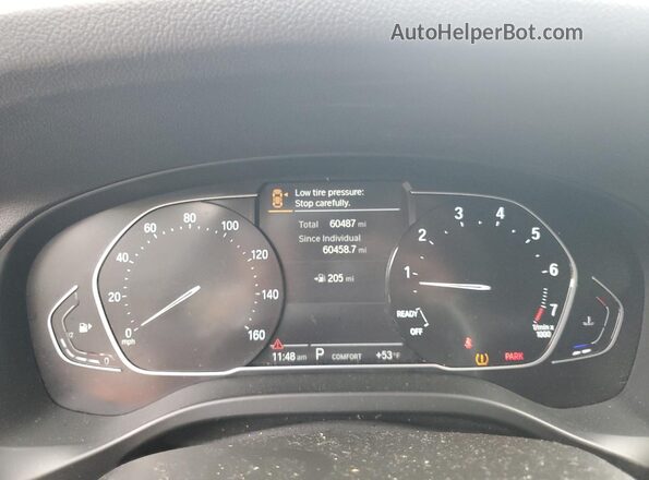 5UX43DP05N9J79479 2022 BMW X3 White Вид щитка приладів