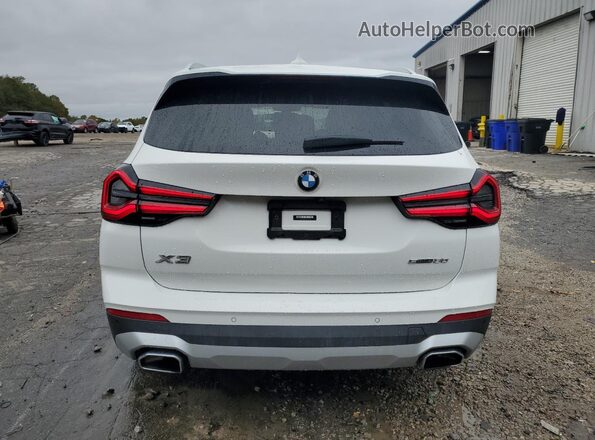 5UX43DP05N9J79479 2022 BMW X3 White Вид ззаду