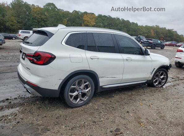 5UX43DP05N9J79479 2022 BMW X3 White Задня права чверть