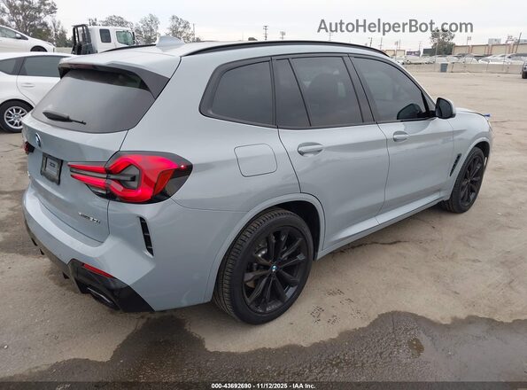 5UX43DP05R9W60130 2024 BMW X3 Gray Tył prawy