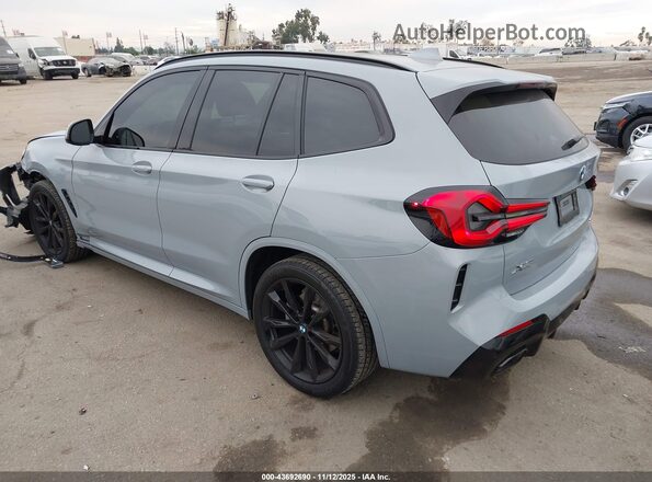 5UX43DP05R9W60130 2024 BMW X3 Gray Tył lewy