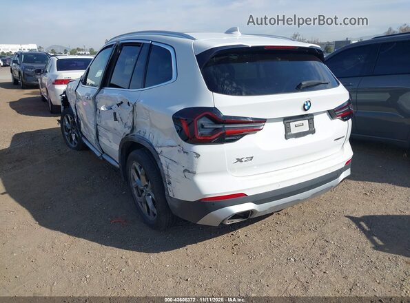5UX43DP06N9M06632 2022 BMW X3 White Tył lewy