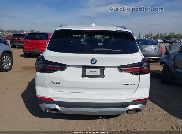 5UX43DP06N9M06632 2022 BMW X3 White 