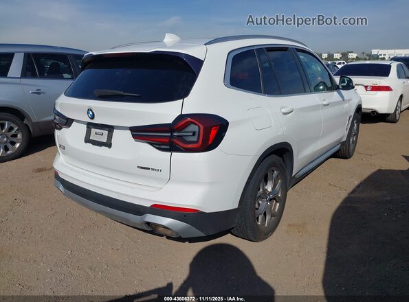 5UX43DP06N9M06632 2022 BMW X3 White Tył prawy