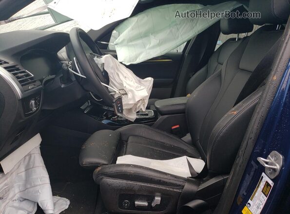 5UX43DP06P9P39691 2023 BMW X3 Синий Вид салона спереди