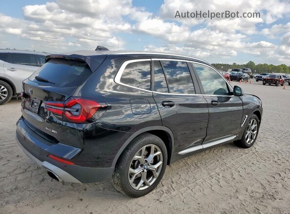 5UX43DP07N9L19290 2022 BMW X3 Black Tył prawy