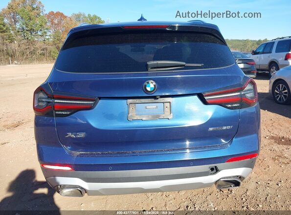 5UX43DP08N9M21200 2022 BMW X3 Blue 