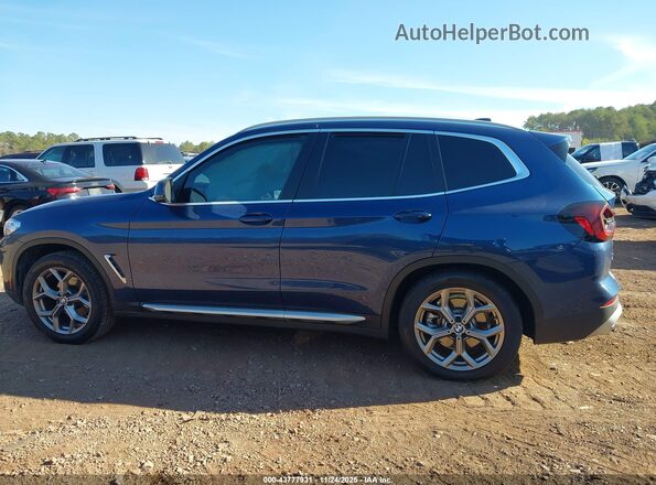5UX43DP08N9M21200 2022 BMW X3 Blue Սալոնի 360 աստիճան տեսք