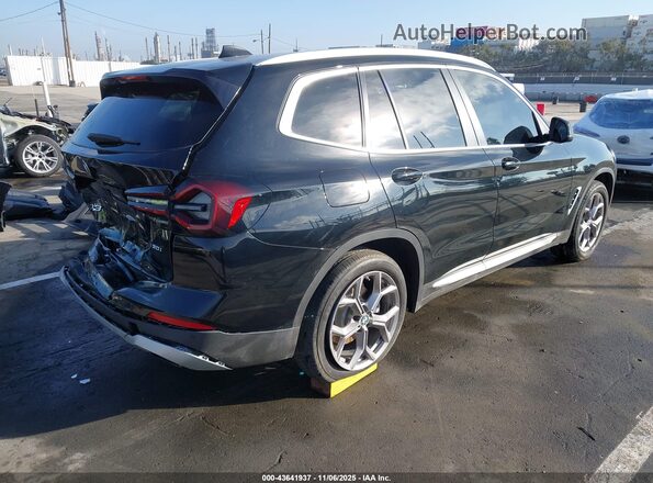 5UX43DP09N9J02131 2022 BMW X3 Black Tył prawy