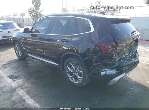 5UX43DP09N9J02131 2022 BMW X3 Black Tył lewy