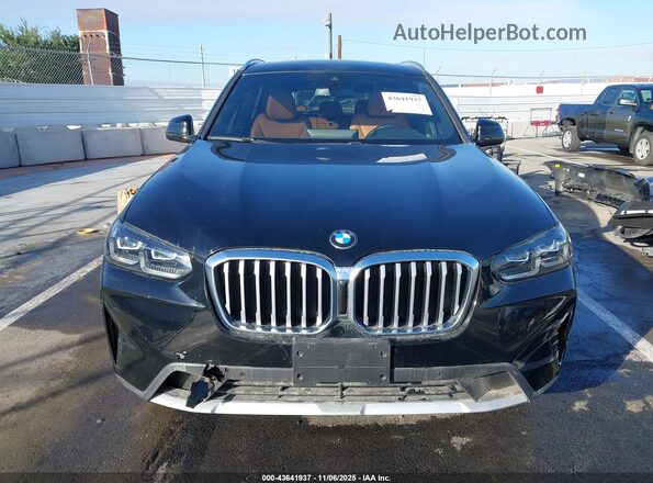 5UX43DP09N9J02131 2022 BMW X3 Black Widok zestawu wskaźników