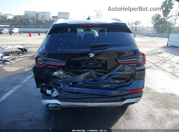 5UX43DP09N9J02131 2022 BMW X3 Black 