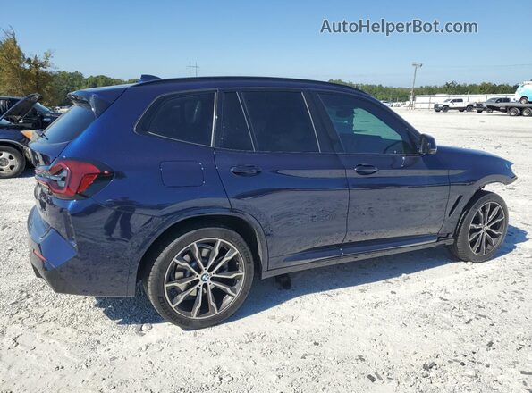 5UX43DP09P9S04953 2023 BMW X3 Blue Задня права чверть