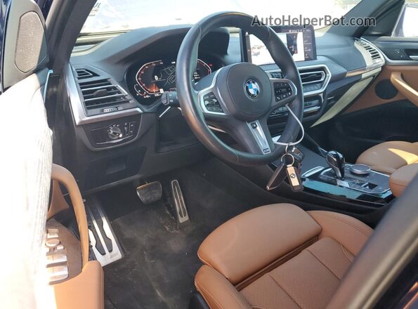 5UX43DP09P9S04953 2023 BMW X3 Blue Вид панелі приладів