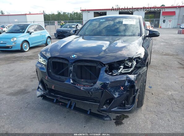 5UX43DT05N9L84015 2022 BMW X4 Dark Blue Դիմացի տեսք
