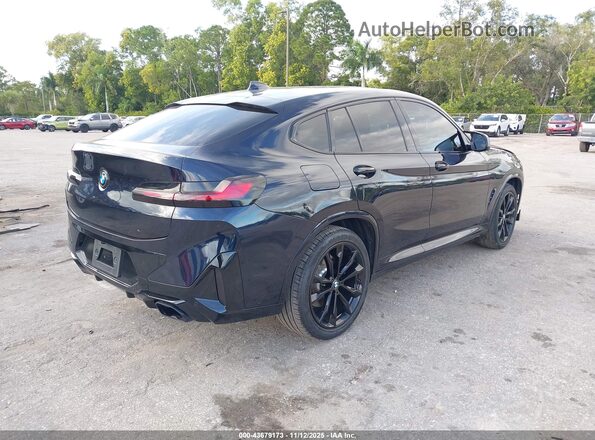 5UX43DT05N9L84015 2022 BMW X4 Dark Blue Հետևի աջ