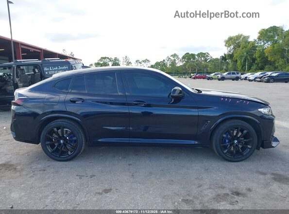 5UX43DT05N9L84015 2022 BMW X4 Dark Blue Սալոնի հետևի տեսք