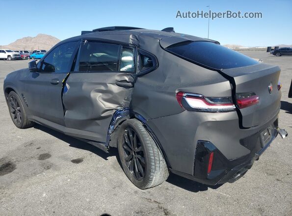 5UX43DT05P9P82134 2023 BMW X4 Brown Trasero izquierdo
