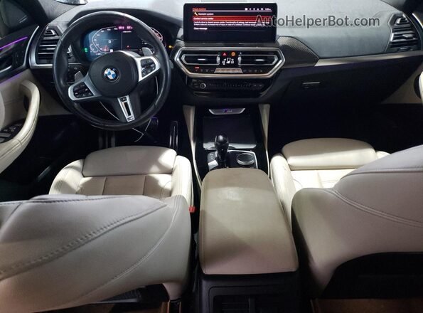 5UX43DT09P9P93153 2023 BMW X4 Black Vista del salpicadero