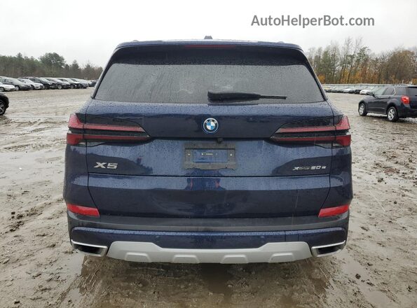 5UX43EU00S9X01618 2025 BMW X5 Blue უკანა ხედი
