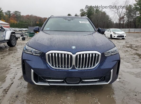 5UX43EU00S9X01618 2025 BMW X5 Blue წინა ხედი