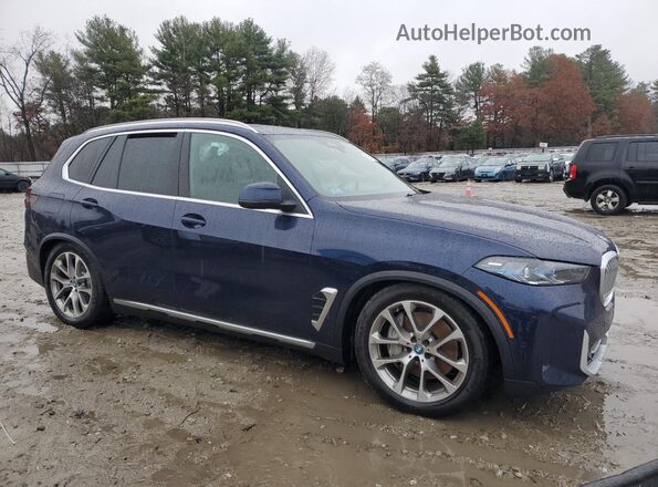 5UX43EU00S9X01618 2025 BMW X5 Blue წინა მარჯვენა