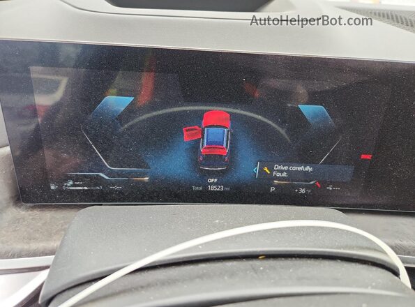 5UX43EU00S9X01618 2025 BMW X5 Blue ხელსაწყოთა პანელის ხედი
