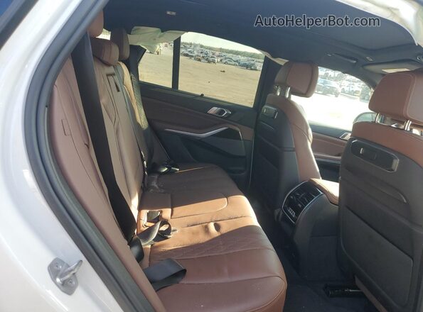 5UX43EU05R9S62183 2024 BMW X5 White Rear interior view