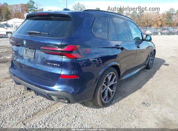 5UX43EU09S9Y75249 2025 BMW X5 Blue Trasero derecho