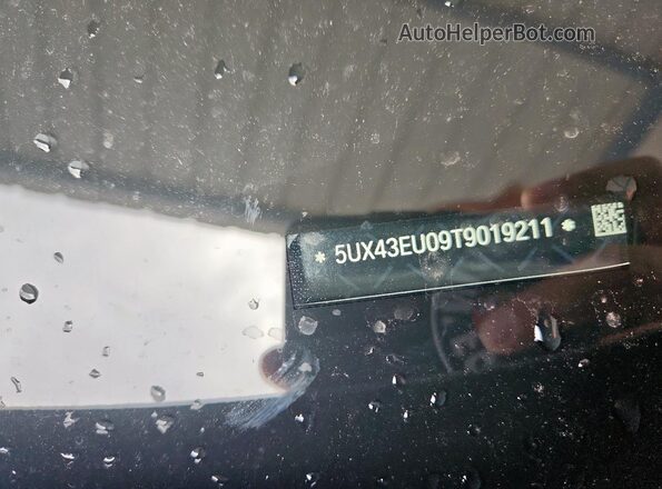 5UX43EU09T9019211 2026 BMW X5 Gray VIN sticker view